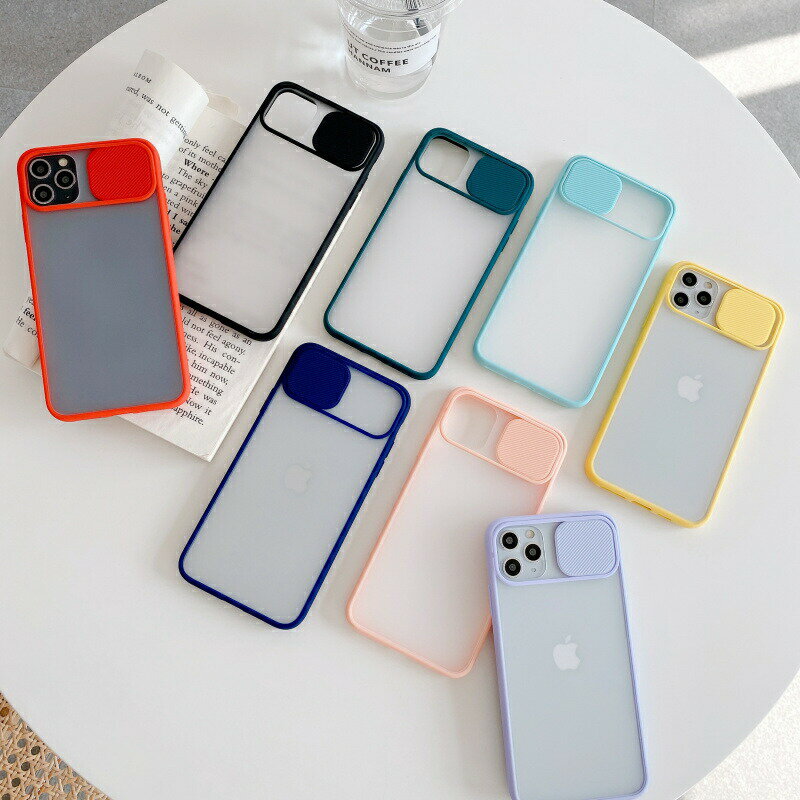 クリアスライドカバーレンズプロテクターiPhoneケース iphone11 ケース iphone11 pro ケース iphone 11 pro max iphone xr ケース iPhone XS ケース iPhone XS max ケース iphone x iphone8/7Plus iphoneケース かわいい 韓国 オシャレ iphone se メール便【20AWiPhone】