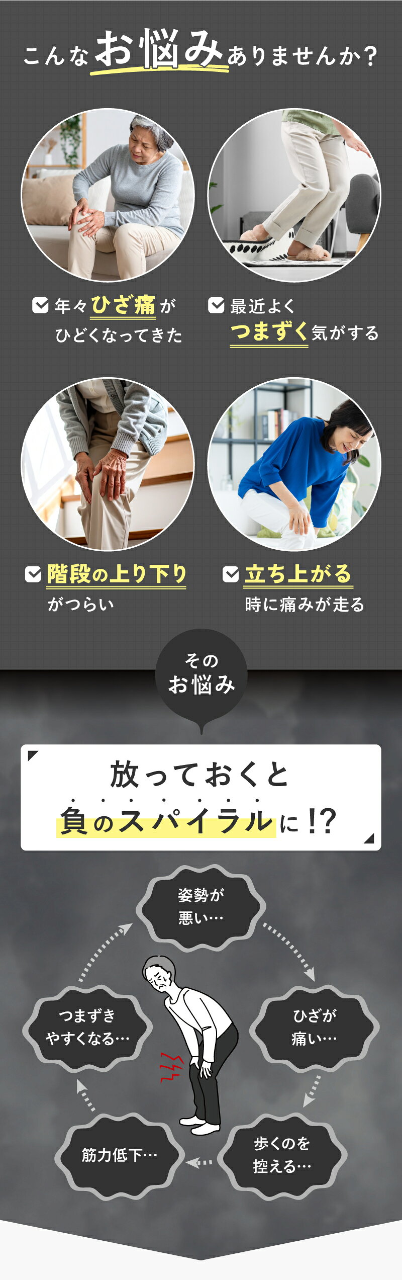 膝 サポーター 着圧 ひざサポーター 膝サポーター 支える 鍛える テーピング理論 ...