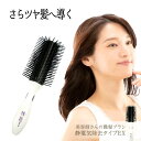 25日までP10倍！ ヘアブラシ 艶 艶髪 セラミド 静電気除去 美容師 ヒアルロン酸 バリア ヘアブラシ ブロー ブラッシング ストレート 静電気防止 ブラシ 静電気除去 美容師 ヘアケア 人気 ツヤ【メーカー正規品】【ドリーム】美容師さんの艶髪ブラシ静電気除去タイプEX