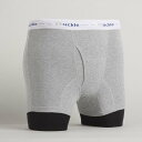 楽天【ビューティー　ウォーカー】パンツ メンズ ニットトランクス 尿 サラサラ 吸収 尿漏れパンツ 男性用 尿漏れ トランクス日本製 国産 シミ シミ防止 紳士用 撥水 吸水 紳士 インナー グレー 紳士しみ出し防止ニットトランクス　3枚組