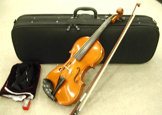 バイオリンKilHen 1416DX　1/10 - 4/4サイズ バイオリンケース・弓・松脂セット 1