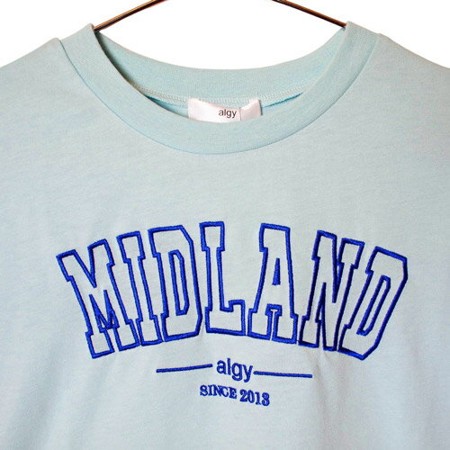 30%OFFセール SALE アルジー 子ども服 125cm-165cm ALGY 接触冷感」MIDLAND肩あきBIG半袖Tシャツ ミント メール便OK 2025春夏 子供服 女の子用 女子 キッズ ジュニア エフオー FO
