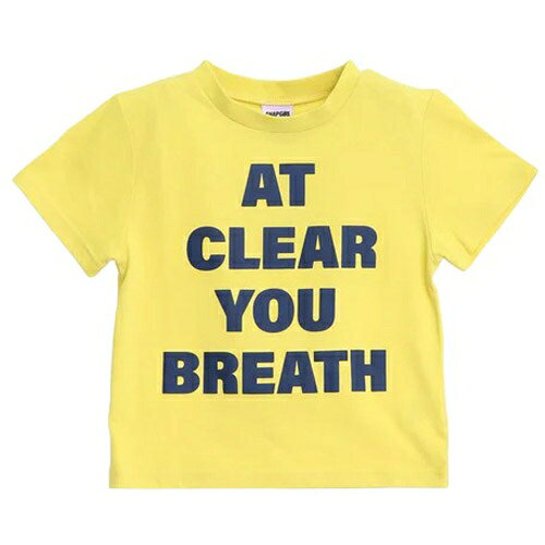 33%OFFセール SALE ANAP GIRL（アナップ ガール） メッセージロゴ ミニ Tシャツ イエロー XS(135-145cm)/S(145-155cm)/M(155-165cm) メール便OK 2026春夏 owl-10041700 OWL(子供服ブランドの通販) サンプル画像2