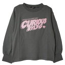 40%OFFセール SALE バイラビット 子ども服 ロンT 120-160cm by LOVEiT サガラ刺? ロゴ長袖Tシャツ チャコール メール便OK 2...