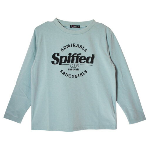 バイラビット 子ども服 ロンT 120-160cm by LOVEiT 長袖ロゴTシャツ ブルーグレー メール便OK 2025秋冬 byLOVEiT バイ ラビット 子ども服 子供服 キッズ ジュニア 女の子 新作のサムネイル