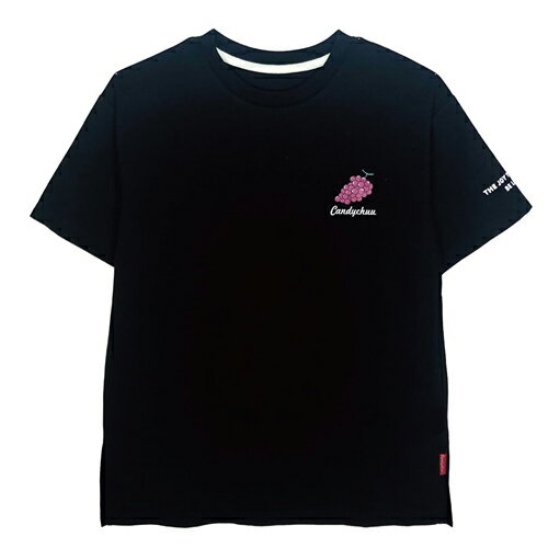 50%OFF SALE セール Candychuu キャンディチュウ 120-160cm フルーツチュニックT ブラック メール便OK 120cm/130cm/140cm/150cm/160cm 2022春夏 202424 半袖Tシャツ 子供服 キッズ ジュニア 女の子のサムネイル