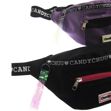 Candychuu キャンディチュウ(F)ボディバッグ(メール便OK)(2019秋冬新作)ウエストポーチ BAG 子供服 子ども服 キッズ ジュニア JSGIRLF(縦 約16cm×横 約26cm)