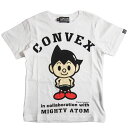 CONVEX コンベックス 110-160cm アトム ディフォルメTシャツ シロ メール便OK 春夏 565281 子供服 半袖Tシャツ SALE