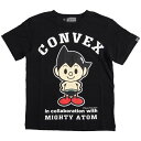 CONVEX コンベックス 110-160cm アトム ディフォルメTシャツ クロ メール便OK 春夏 565281 子供服 半袖Tシャツ SALE