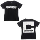 【50%OFFセール】CONVEX コンベックス 110-160cm ロゴ半袖Tシャツ クロ メール便OK 110cm/120cm/130cm/140cm/15...
