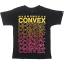 【50%OFFセール】CONVEX コンベックス 110-160cm グラデーション半袖Tシャツ クロ メール便OK 110cm/120cm/130cm/140...