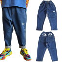 50%OFFセール SALE コンベックス 子供服 ロングパンツ 120-160cm CONVEX 裏起毛テーパード デニムパンツ ブルー 2023秋冬 メール...