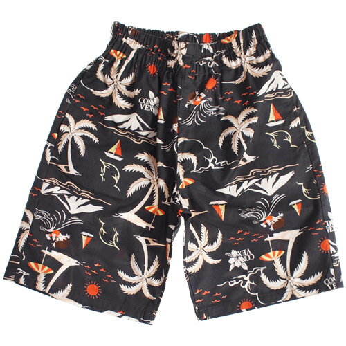 乐天商城 - 40%OFFセール SALE コンベックス 子ども服 120-160cm CONVEX 総柄 ワイドショートパンツ メール便OK 2024春夏 120cm/130cm/140cm/150cm/160cm ハーフパンツ 子供服 キッズ ジュニア 男の子 女の子 男女兼用