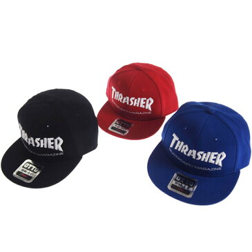 THRASHER/スラッシャーSNAP BACK CAP/帽子 スナップバックキャップ【 メール便不可】FREE（54-58cm) FLAKE 子供服 フレイク スケボー