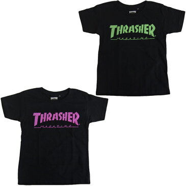 THRASHER/スラッシャーTHRASHER MAG LOGO 半袖Tシャツ 【ゆうパケット(メール便)OK】130cm/140cm/150cm/160cm FLAKE 子供服 フレイク 子ども服 kids キッズ ジュニア ダンス スケボー