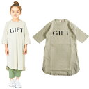 【50%OFFセール】FOV フォブ GIFT 7分丈ワンピース ベージュ S(90-100cm)/M(110-120cm)/L(130-140cm)/XL(150-160cm)/F(160-170cm) 2021春夏 メール便OK 621801 GENERATOR ジェネレーターの兄弟ブランド 子供服 キッズ レディースSALE