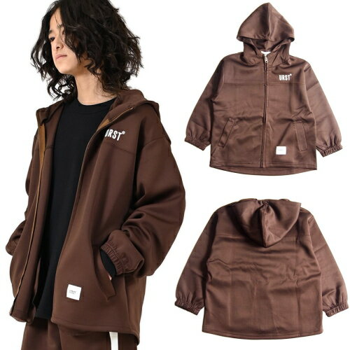 50%OFF SALE セール GENERATOR ジェネレーター 90-160cm テックジップアップパーカー ブラウン メール便OK 90-160cm 911501 21AW 秋冬 子供服 ベビー服 ジュニア