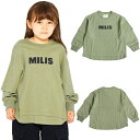 50%OFF SALE セール GENERATOR ジェネレーター 110-160cm MILIS レイヤードロンT カーキ メール便OK M(110cm-12...