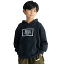 40%OFF SALE セール GENERATOR ジェネレーター 110cm-160cm USUAL BOOKS フーディ ブラック メール便OK 912708 2022AW 秋冬 子供服 裏毛 スウェット パーカー キッズ ジュニア 男女兼用