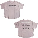 50%OFF SALE セール GENERATOR ジェネレーター 110-160cm パロディロゴTシャツ ピンク メール便OK M(110cm-120cm)...