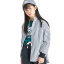 30%OFF ジェネレーター 子供服 長袖シャツ 110cm-160cm GENERATOR ストライプ バンドカラーシャツ 2023SS 春夏 メール便OK ...