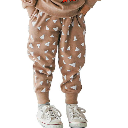 50%OFFセール SALE フォブ 子供服 ロングパンツ 90-130 FOV F/B 総柄 裾リブパンツ ベージュ 2023秋冬 AW メール便OK FOVBOB フォブボブ ベビー キッズ ベビー服 子ども服 男女兼用 90/100/110/120/130