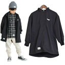 50%OFFセール SALE ジェネレーター 子供服 アウター 110-160 GENERATOR スタンドカラーコート ブラック 2023秋冬 AW メール便...
