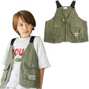 40%OFFセール SALE ジェネレーター 子ども服 110cm-160cm GENERATOR キャンプベスト カーキ メール便OK 2024春夏 M(11...