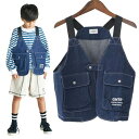 40%OFFセール SALE ジェネレーター 子ども服 110cm-160cm GENERATOR デニムキャンプベスト ネイビー メール便OK 2024春夏 ...
