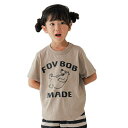 40%OFFセール SALE フォブ 子ども服 半袖シャツ 90cm-130cm FOV F/B KUMA ラウンドTシャツ グレージュ メール便OK 2024...