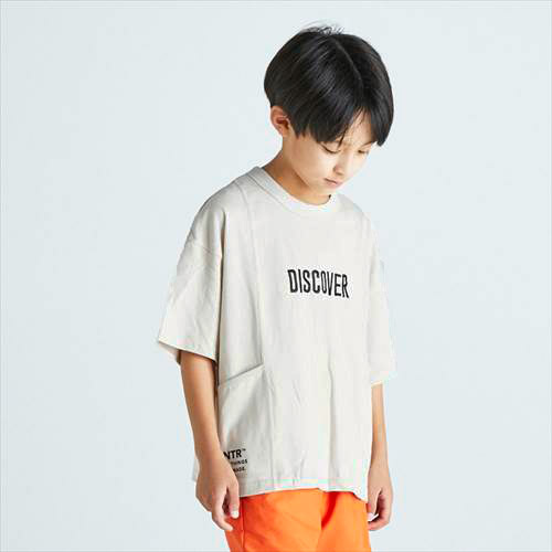 乐天商城 - 40%OFFセール SALE ジェネレーター 子ども服 半袖Tシャツ 110cm-160cm GENERATOR ポケットTシャツ サンド メール便OK 2024春夏 M(110cm-120cm)/L(130cm-140cm)/XL(150cm-160cm) キッズ ジュニア 子供服 男女兼用 男子 女子