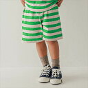40%OFFセール SALE フォブ 子ども服 パンツ 90cm-130cm FOV F/B F/B ボーダーショーツ グリーン メール便OK 2024春夏 90cm/100cm/110cm/120cm/130cm FOVBOB フォブボブ ハーフパンツ ベビー キッズ ベビー服 子ども服 男女兼用