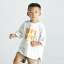 30%OFFセール SALE フォブ 子ども服 Tシャツ 110cm-160cm FOV DON’T WORRY 6分袖 Tシャツ ホワイト メール便OK 20...