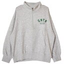 40%OFFセール SALE ジェネレーター 子ども服 F(160cm-170cm) GENERATOR ハーフジップトレーナー 杢グレー 2024秋冬 メール...