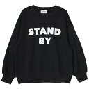 40%OFFセール SALE ジェネレーター 子ども服 F(160cm-170cm) GENERATOR STANDBY トレーナー ブラック 2024秋冬 メ...