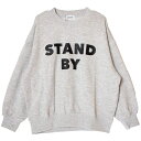 40%OFFセール SALE ジェネレーター 子ども服 F(160cm-170cm) GENERATOR STANDBY トレーナー 杢グレー 2024秋冬 メ...