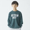 40%OFFセール SALE ジェネレーター 子ども服 110cm-160cm GENERATOR フットボールトレーナー グリーン 2024秋冬 Lサイズまで...