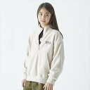 40%OFFセール SALE ジェネレーター 子ども服 110cm-160cm GENERATOR フリースハーフジッププルオーバー エクリュ 2024秋冬 メ...