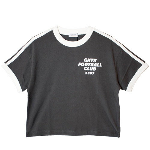 乐天商城 - 40%OFFセール SALE ジェネレーター 子ども服 半袖Tシャツ F(160cm-170cm) GENERATOR GRAB ラインTシャツ チャコールグレー メール便OK 2025春夏 ジュニア 子供服 レディース服 大人服 男女兼用