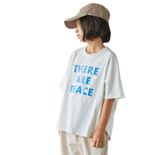 Rakuten - 40%OFFセール SALE ジェネレーター 子ども服 半袖Tシャツ 130cm-160cm GENERATOR PEACE Tシャツ ホワイト メール便OK L(130cm-140cm)/XL(150cm-160cm) 2025春夏 キッズ ジュニア kids 子供服 男女兼用