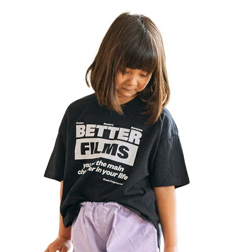 Rakuten - 20%OFFセール SALE GENERATOR（ジェネレーター） BETTER FILMS Tシャツ ブラック (130-160cm) メール便OK 2026春夏