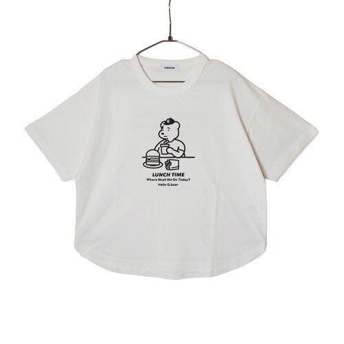 乐天商城 - GENERATOR（ジェネレーター） LUNCH TIME Tシャツ ホワイト F(160cm-170cm) メール便OK 2026春夏 新作