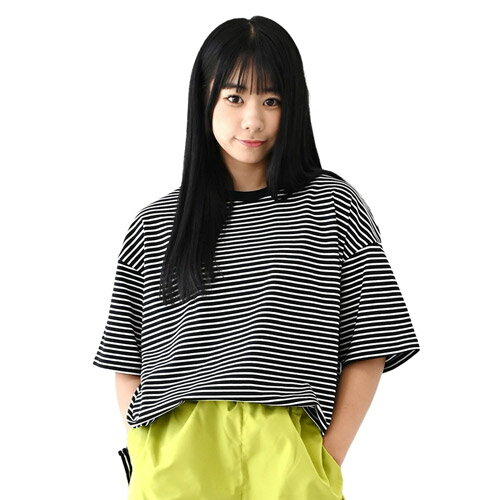 乐天商城 - GENERATOR（ジェネレーター） ボーダーTシャツ ブラック F(160cm-170cm) メール便OK 2026春夏 新作