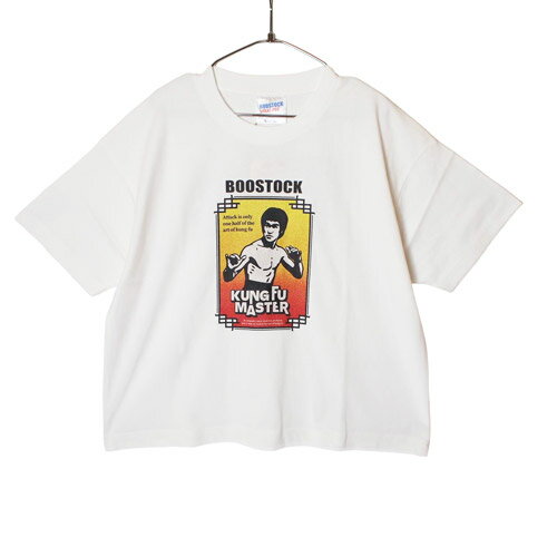 Rakuten - BOOSTOCK（ブーストック） B/S KUNGFU Tシャツ ホワイト (130cm-160cm) メール便OK 2026春夏 新作