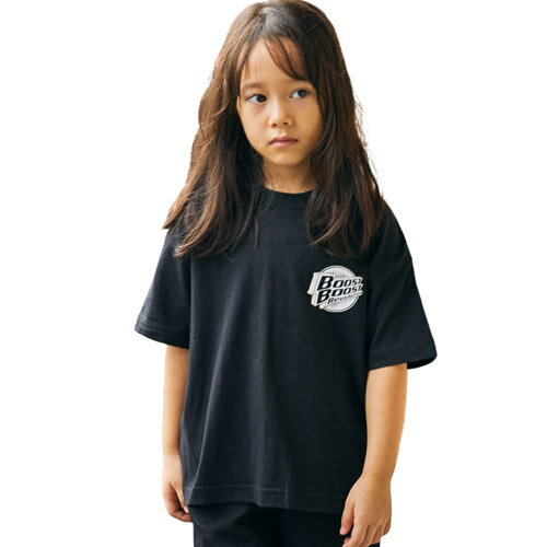 乐天商城 - BOOSTOCK（ブーストック） B/S Revolution Tシャツ ブラック (130cm-160cm)　 メール便OK 2026春夏 新作
