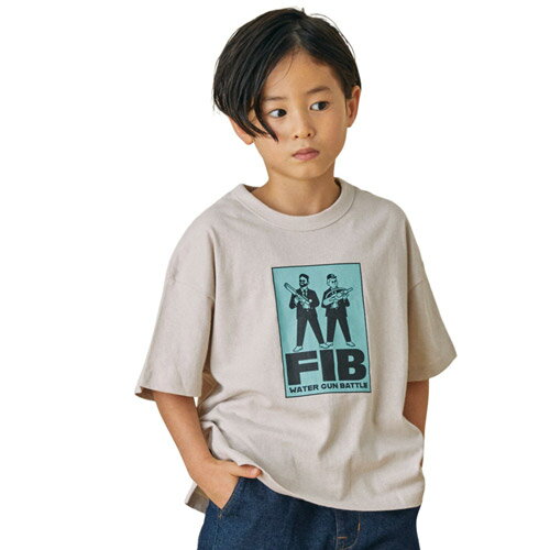 乐天商城 - FOV（フォブ） FIB Tシャツ サンド (130cm-160cm)　 メール便OK 2026春夏 新作