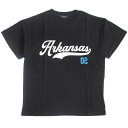 30%OFFセール SALE グラソス 子ども服 140-170cm GLAZOS 【プチプラ】アソートフロントカレッジロゴ半袖Tシャツ クロ メール便OK 1...