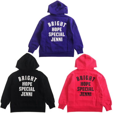 【40%OFF セール(SALE)】SISTER JENNI シスタージェニィ(130-140cm)ロゴハーフジップ裏起毛パーカー(メール便OK)(2019秋冬)シスタージェニー 女の子用 子供服 子ども服 JS130cm/140cm