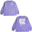 40%OFFセール SALE シスタージェニィ 子供服 長袖Tシャツ 130-160 SISTER JENNI フラワーロゴBIGロンT パープル シスタージェニー 2023秋冬 AW メール便OK 130cm/140cm/150cm/160cm キッズ 子ども服