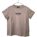 50%OFFセール SALE シスタージェニィ 子ども服 半袖Tシャツ 130cm-160cm SISTER JENNI 防蚊バックネオンロゴTシャツ ベージュ...